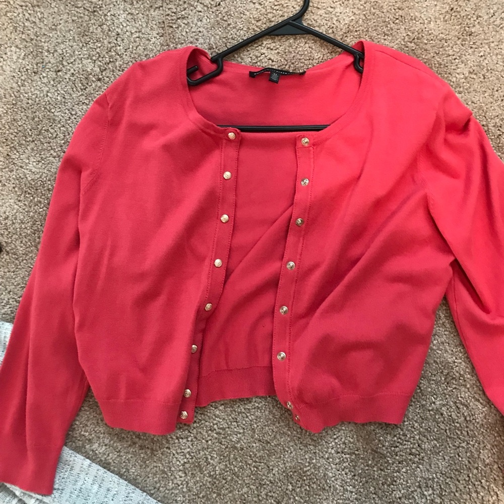 White House Black Market Pink Sweater